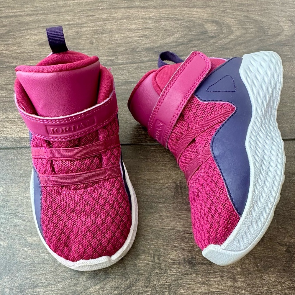 Jordan Formula 23 TD Toddler Sneakers - Size: 7C - in Black Hyper Pink Color